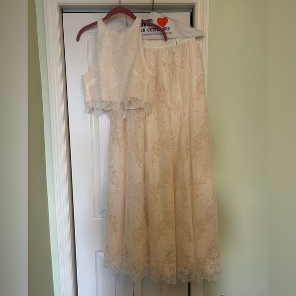 BHLDN Bella Lace Bridal Ball Skirt and Sleeveless Top - Picture 7 of 10